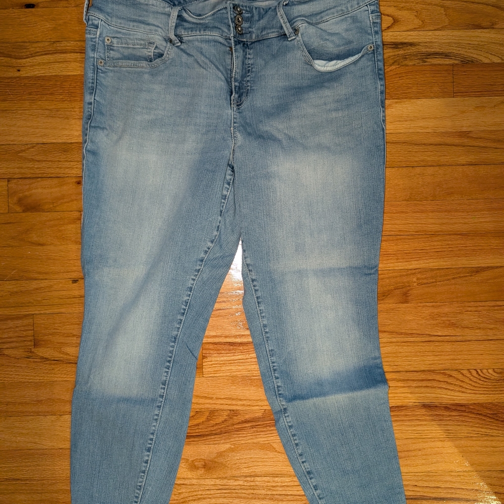 Torrid Light Blue Skinny Jeans
